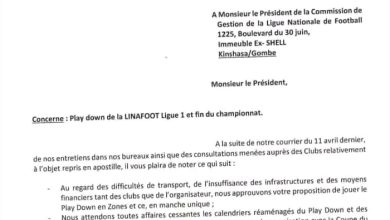 Photo of Fecofa : le CONOR attend  le calendrier du play down et de la Ligue 2 pour harmonisation avec la Coupe du Congo